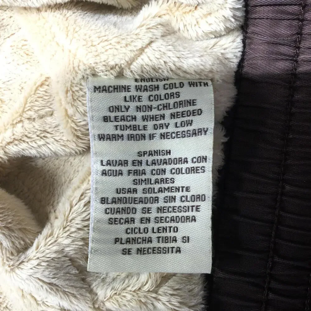 Noni Jacket Kids 4T Brown Hooded Bomber Faux Fur Lined Nylon Zip Coat Winter